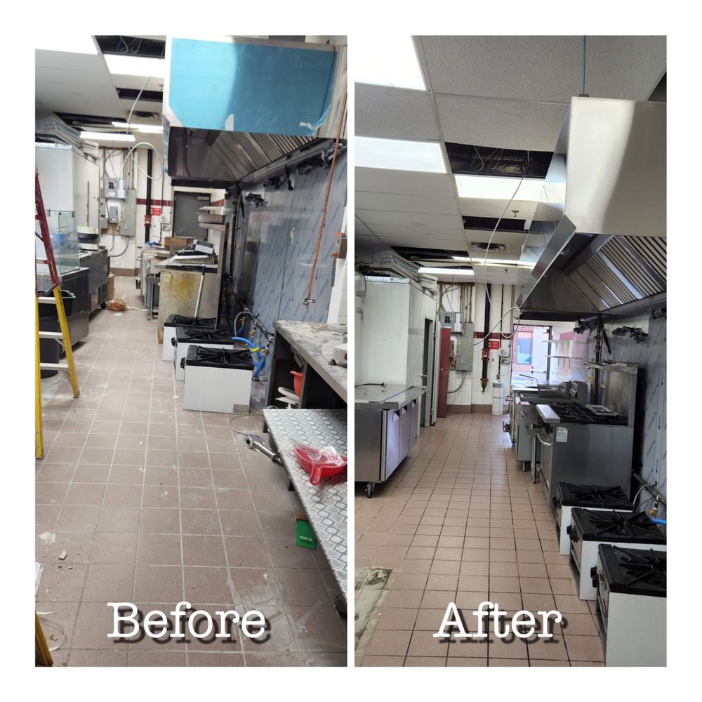 Fazky commercial cleaning project