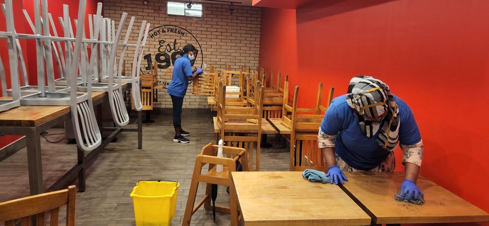 Fazky commercial cleaning project